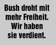 Freiheitsandrohung