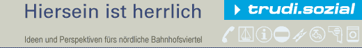 Banner Hiersein ist herrlich(trudi.sozial)