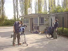 Der Hessische Rundfunk macht Aufnahmen