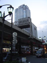 Mori tower seen from Roppongi dori