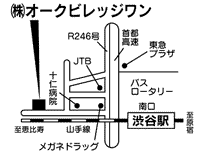 map near Shibuya