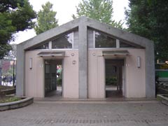 Toilet house in Ueno park