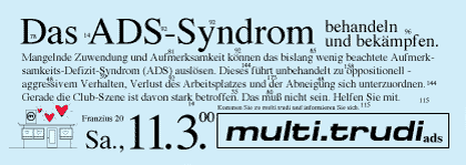 Flyer Trudi ADS Syndrom