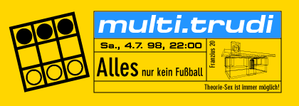 Flyer Trudi Fussball