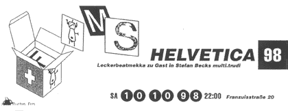 Flyer Trudi Helvetica 98