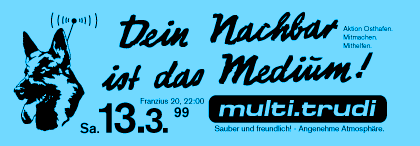 Flyer - multi.trudi - Dein Nachbar ist das Medium