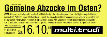 Flyer Trudi Abzocke im Osten